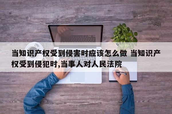 当知识产权受到侵害时应该怎么做 当知识产权受到侵犯时,当事人对人民法院