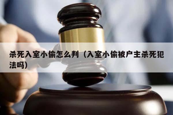 杀死入室小偷怎么判（入室小偷被户主杀死犯法吗）