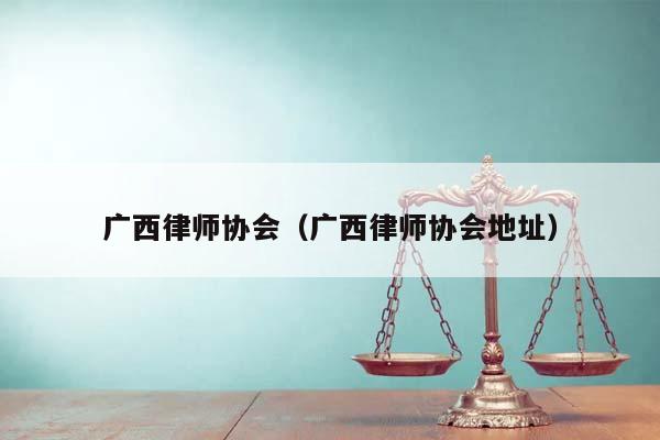 广西律师协会（广西律师协会地址）