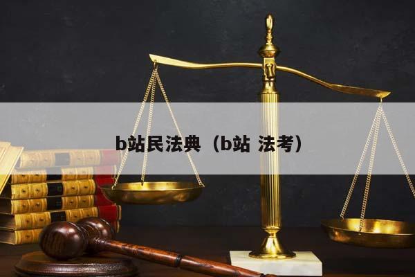 b站民法典（b站 法考）
