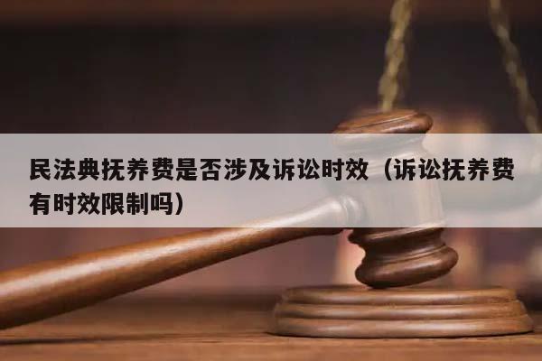 民法典抚养费是否涉及诉讼时效（诉讼抚养费有时效限制吗）