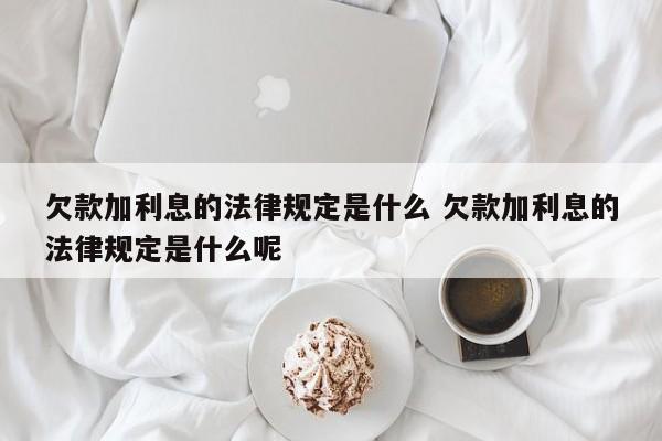 欠款加利息的法律规定是什么 欠款加利息的法律规定是什么呢