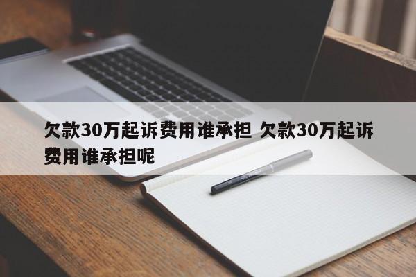 欠款30万起诉费用谁承担 欠款30万起诉费用谁承担呢