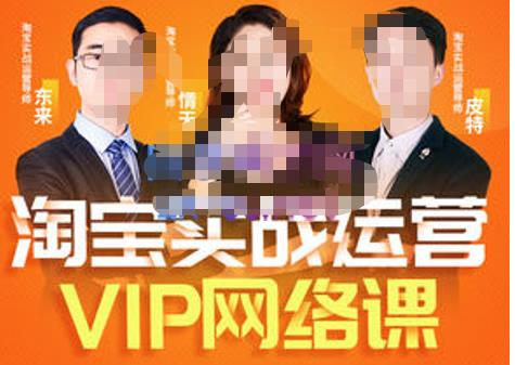 淘宝电商运营VIP线上直播课（八月完结），直通车爆款打造法，无线端权重与详情转化秘密等多套合集