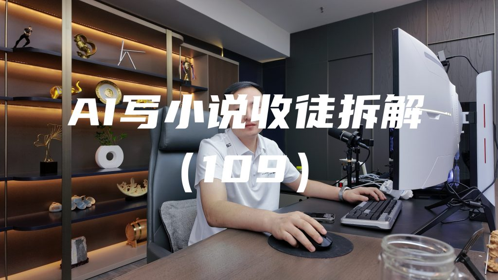 普通人用AI写小说，月轻松多搞20346元？附带收徒全流程