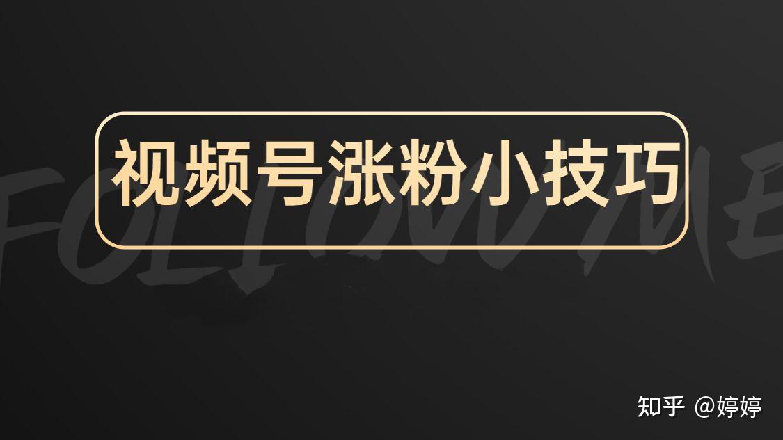 视频号涨粉1000可以干啥？解锁变现与影响力的实用指南-视频号如何快速吸粉