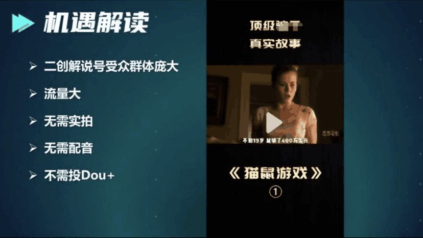 抖音二次创作，日挣5w！