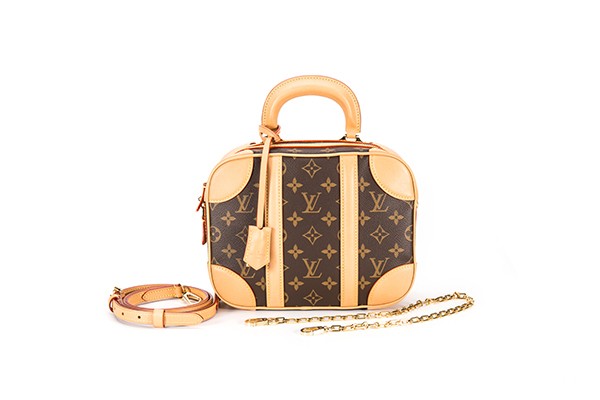 上海LV老花帆布M44581复古牛皮包角二手包包回收实体店在哪？