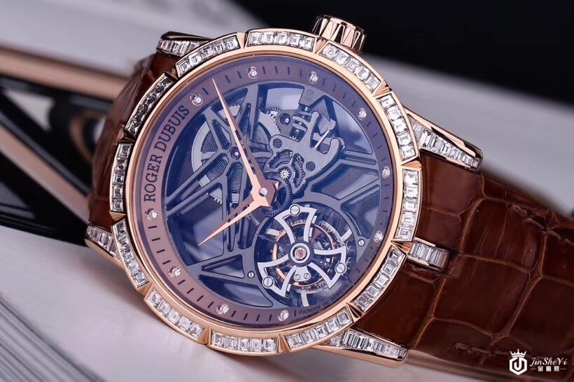 罗杰杜彼王者系列RDDBEX0418 T方钻飞行陀飞轮腕表