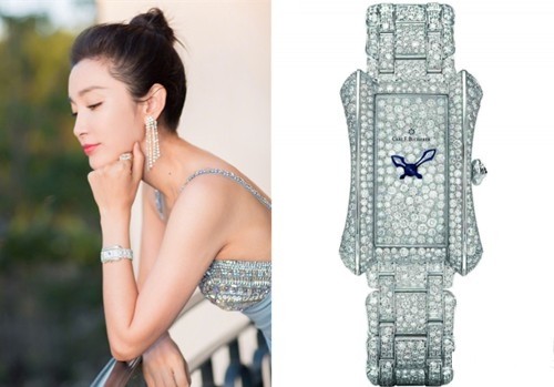 李冰冰佩戴宝齐莱200万限量腕表亮相中美电影节颁奖礼