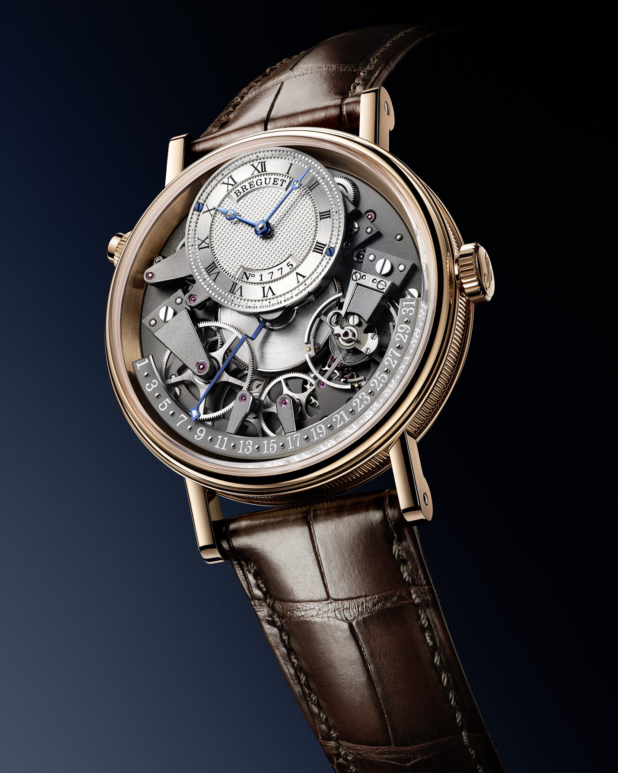 宝玑Tradition传世系列7597日期逆跳腕表