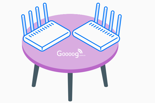 无线连接2台路由器