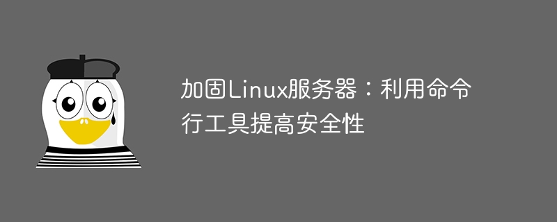 加固linux服务器：利用命令行工具提高安全性