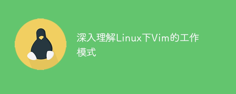 深入理解linux下vim的工作模式