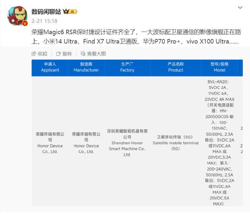 Magic6 RSR 保时捷设计即将亮相！荣耀 2024 春季旗舰新品发布会定档 3 月 18 日