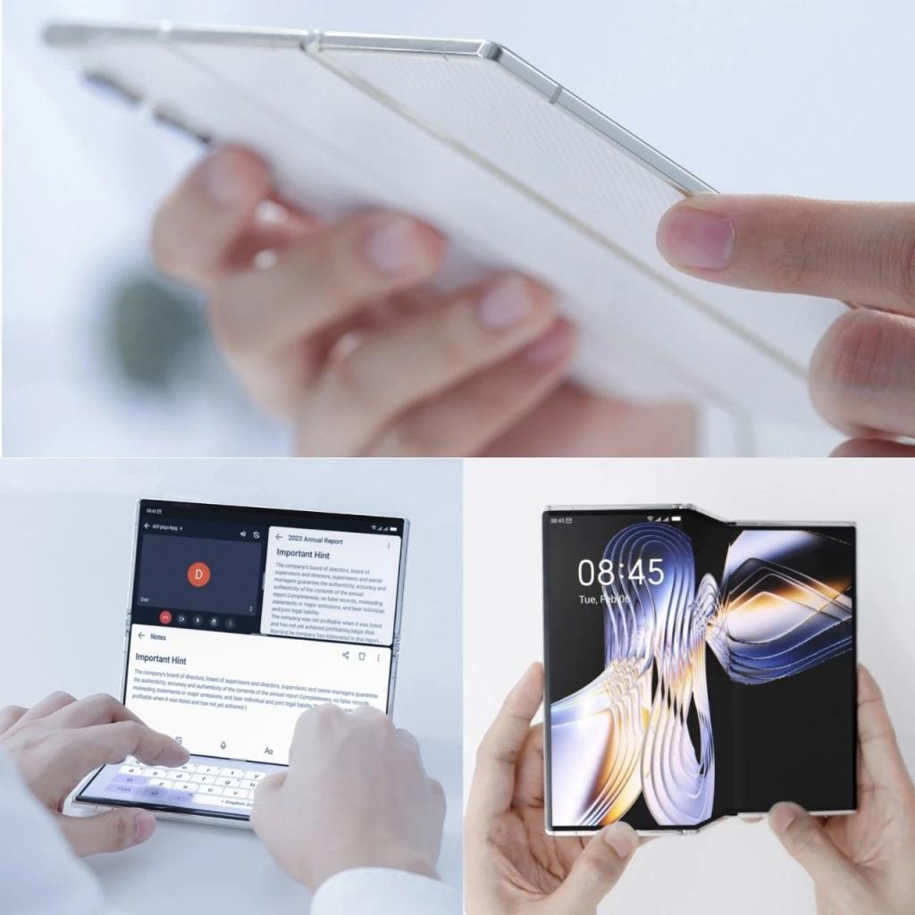 “截胡”华为？传音公布三折叠手机视频 比三星 ZFold6 薄