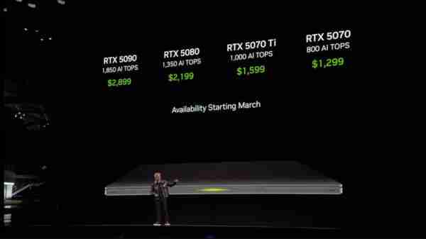  曝英伟达 RTX 50 系移动端显卡可能推迟至 4 月上市 
