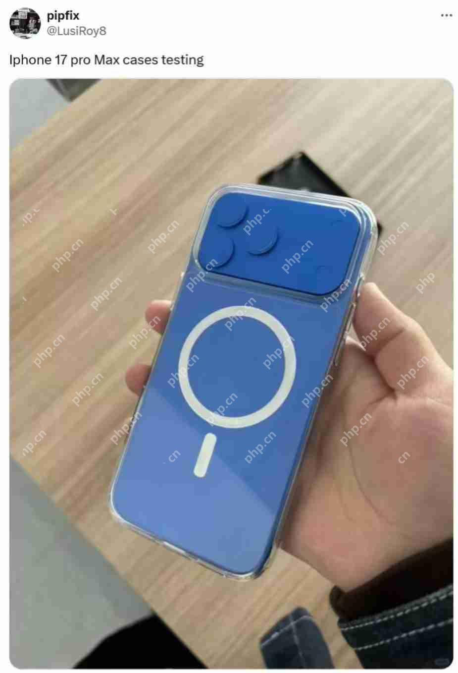 iPhone 17 Pro Max手机壳曝光：约三分之一区域搭载超大摄像头模组