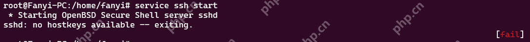 问题随记 —— 【Linux】sshd：no hostkeys available — exiting.