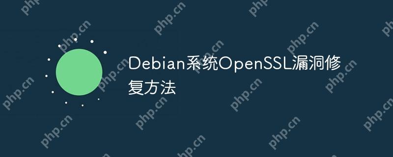 Debian系统OpenSSL漏洞修复方法