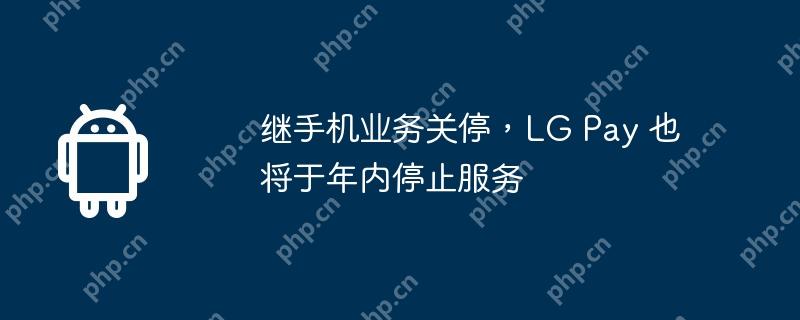 继手机业务关停，LG Pay 也将于年内停止服务
