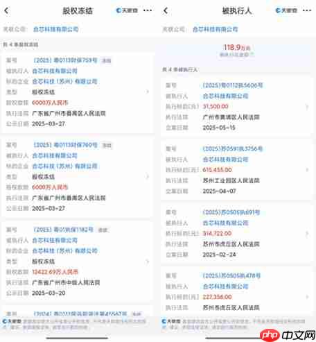 国产CPU公司合芯科技被列入经营异常名录，股权被冻结！