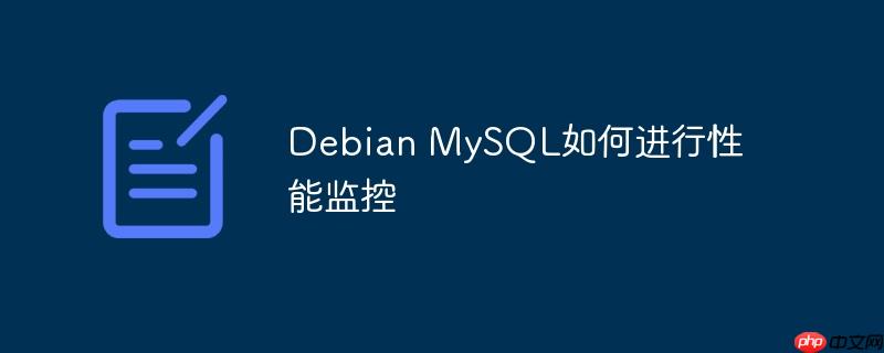 Debian MySQL如何进行性能监控