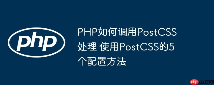 PHP如何调用PostCSS处理 使用PostCSS的5个配置方法
