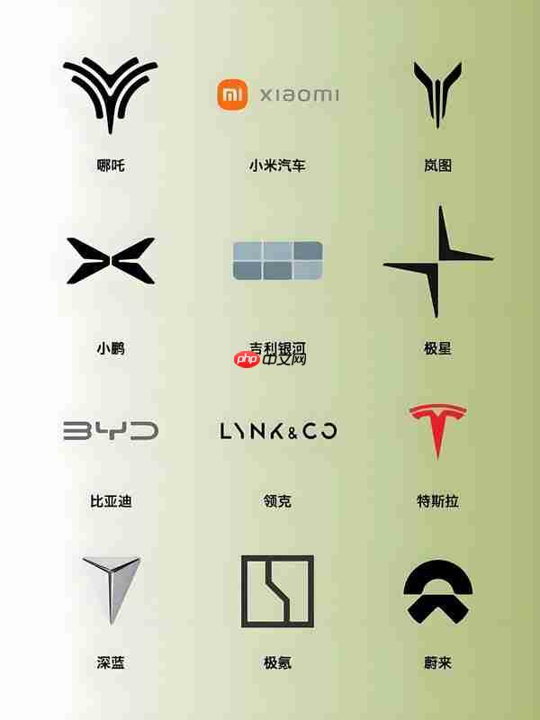 新能源汽车品牌档次指数出炉：小米“中高档” 超特斯拉