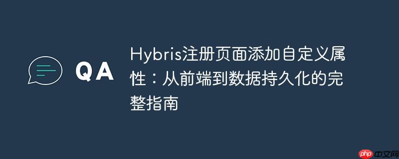 Hybris注册页面添加自定义属性：从前端到数据持久化的完整指南