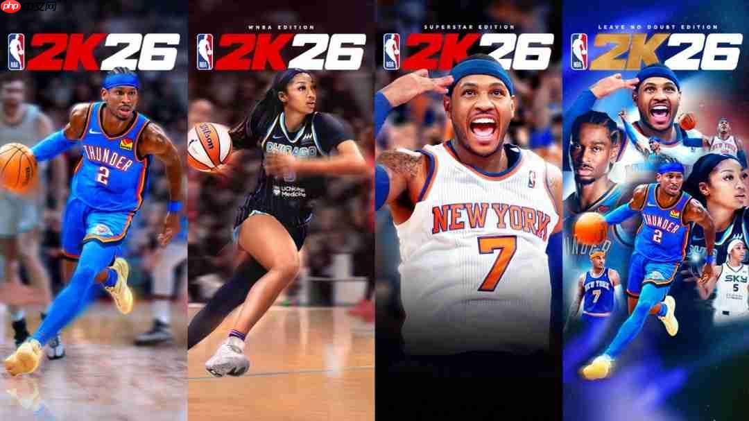 《NBA®2K26 标准版》揭晓封面运动员