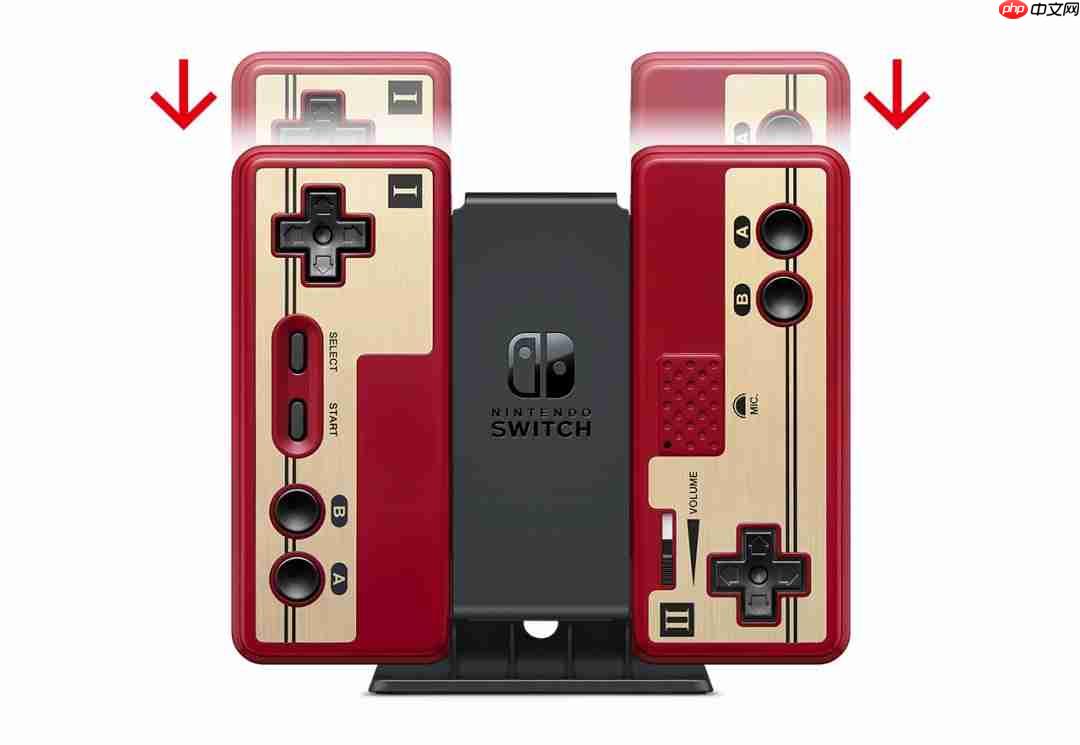 任天堂隐喻纪念红白机诞生日 经典手柄连接Switch