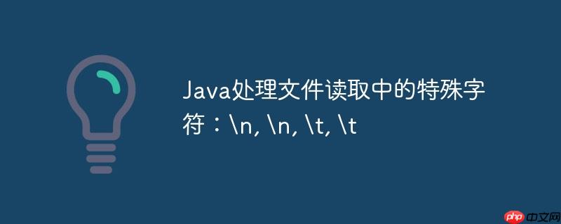 Java处理文件读取中的特殊字符：
, 
, 	,