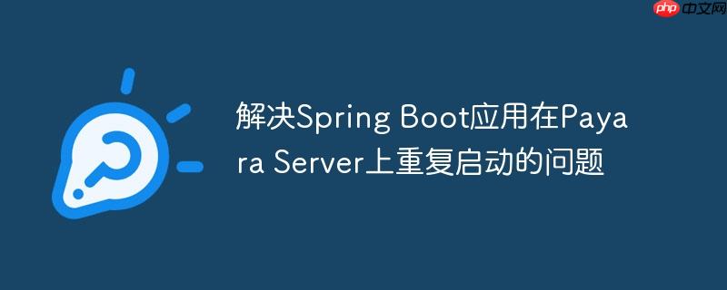 解决spring boot应用在payara server上重复启动的问题