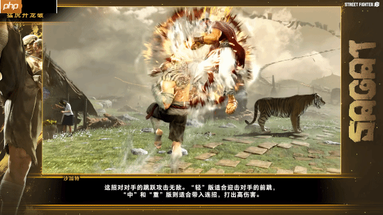 《街霸6》沙加特官方角色指南！泰拳强者恐怖如斯！