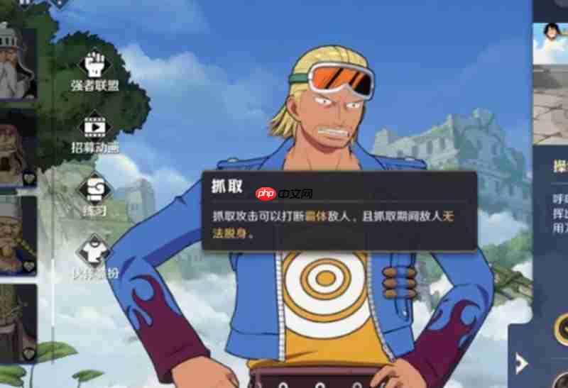 航海王壮志雄心巴利怎么玩 巴利技能连招搭配攻略