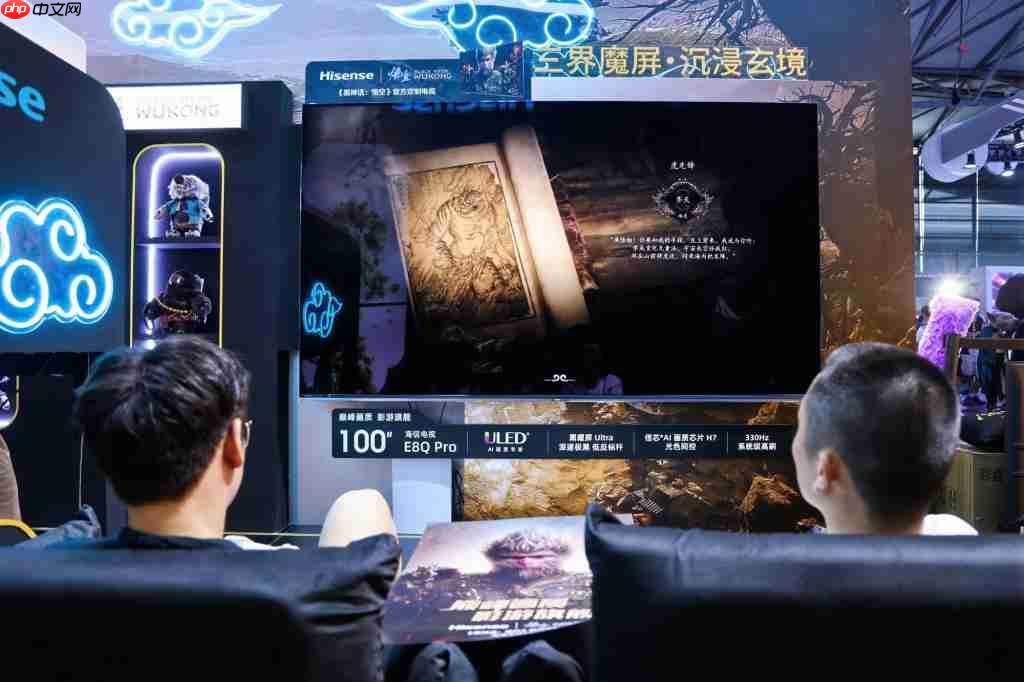 ChinaJoy 首日海信电视引爆全场，E8Q Pro 以巅峰画质重构游戏体验