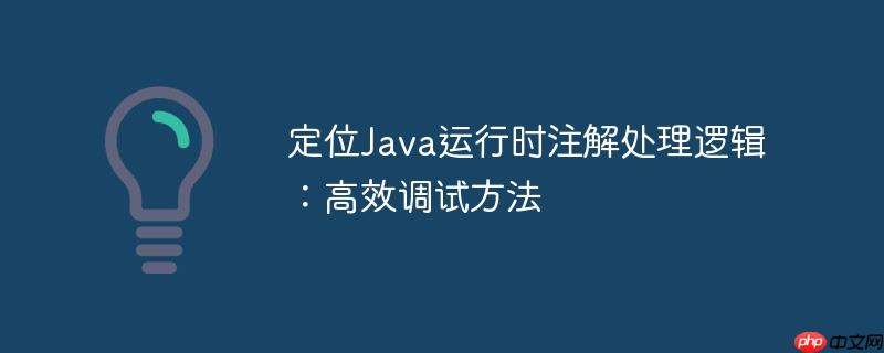 定位Java运行时注解处理逻辑：高效调试方法