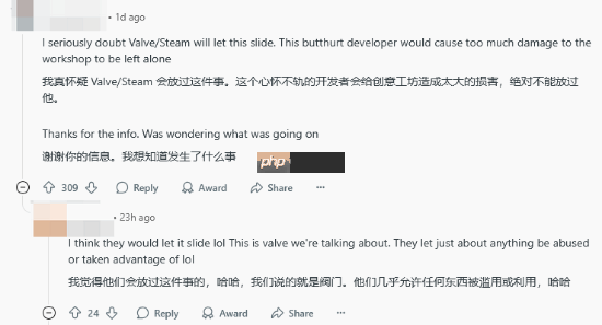 Steam创意工坊DMCA事件告一段落 玩家呼吁加强监管
