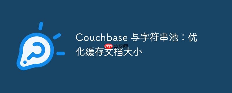 couchbase 与字符串池：优化缓存文档大小