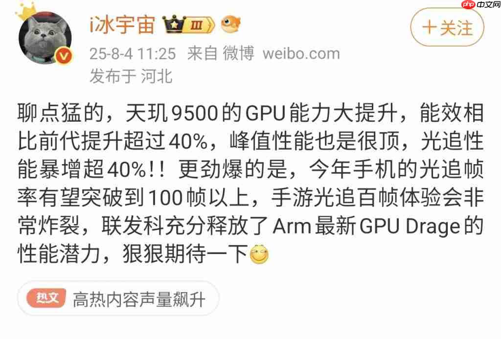  天玑 9500 跑分曝光，vivo X300 系列或将首发！