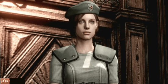 《生化危机》吉尔小姐姐cos：幽暗窗户还原诡谲氛围