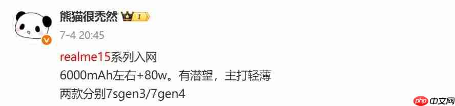 真我15系列取消Pro+，全力打造“豪华版Pro”