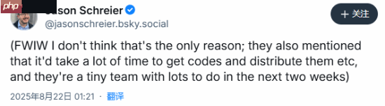 曝《空洞骑士：丝之歌》不会提前发评测码！称对其他玩家不公平