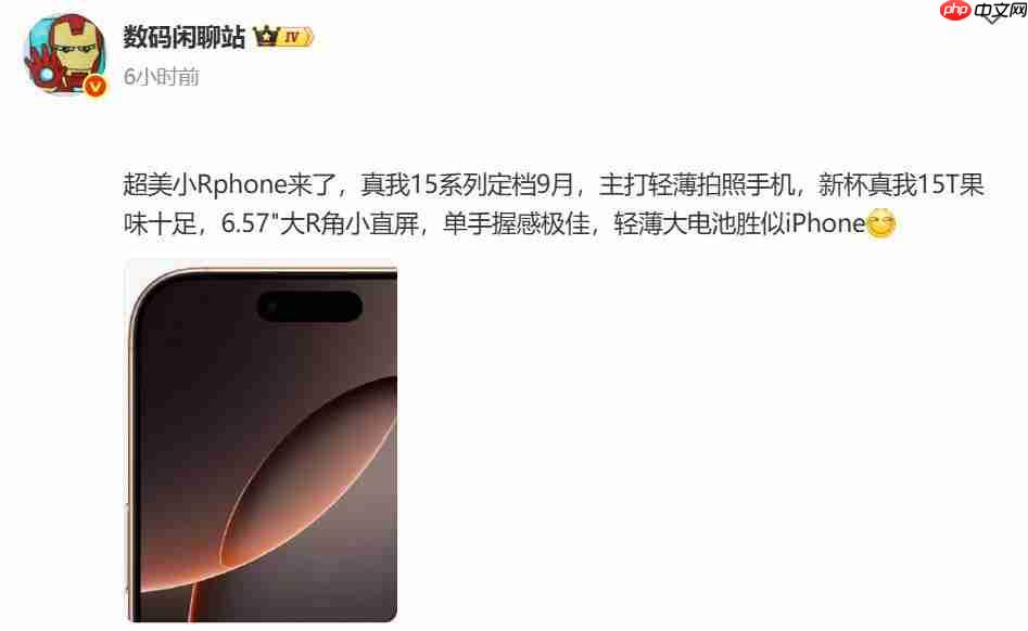 真我 15 系列取消 Pro+，全力打造“豪华版 Pro ”