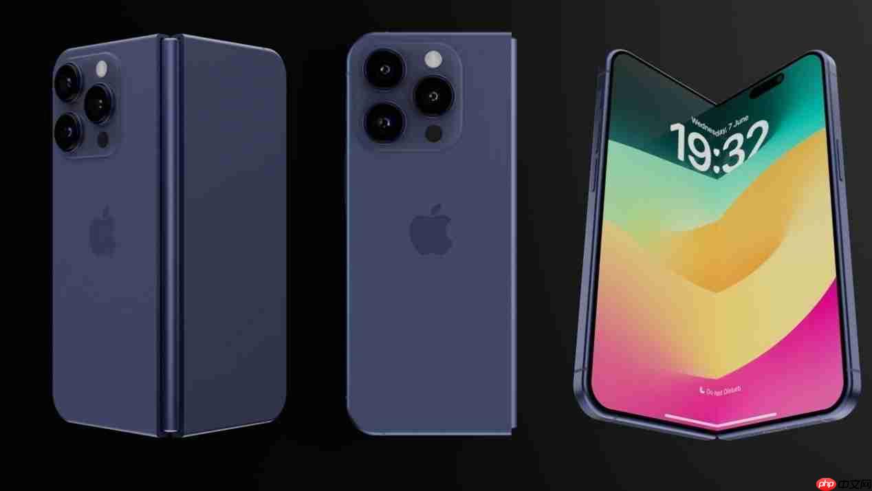 苹果首款折叠iPhone曝料：自研C2基带芯片+Touch ID指纹识别