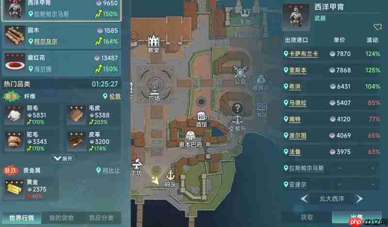 大航海时代传说跑商怎么玩 跑商玩法详细攻略