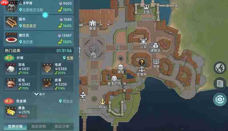 大航海时代传说跑商怎么玩 跑商玩法详细攻略