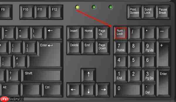 键盘右边数字键打不出来怎么解锁 6个方法教你轻松解锁