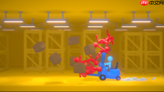 用拳头打通职场晋升路！物理乱斗新游《打工火柴人》8月18日Steam正式开打